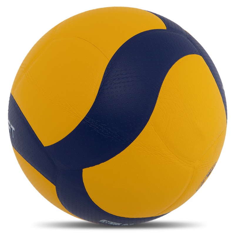 М'яч волейбольний ZELART VB-7400 №5 PU жовтий-синій