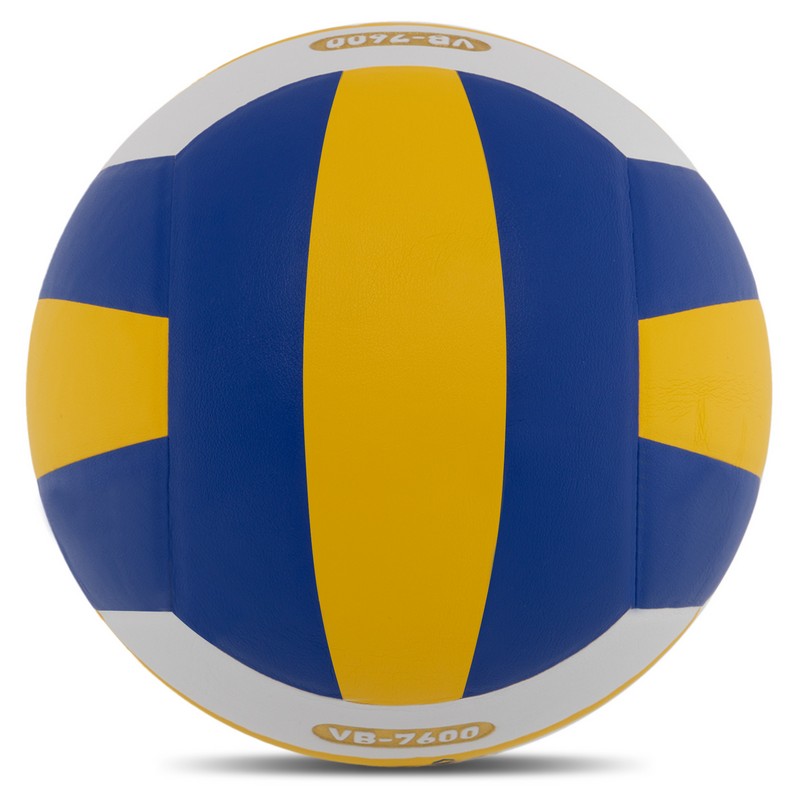 М'яч волейбольний UKRAINE VB-7600 №5 PU жовтий-білий-синій
