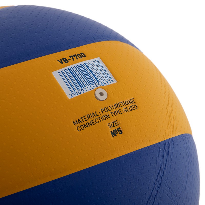 М'яч волейбольний ZELART VB-7700 №5 PU жовтий-синій