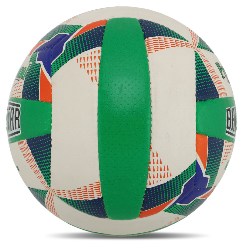 М'яч волейбольний BALLONSTAR VB-8855 №5 PU білий-зелений-синій