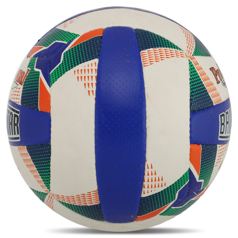М'яч волейбольний BALLONSTAR VB-8859 №5 PU білий-синій-оранжевий