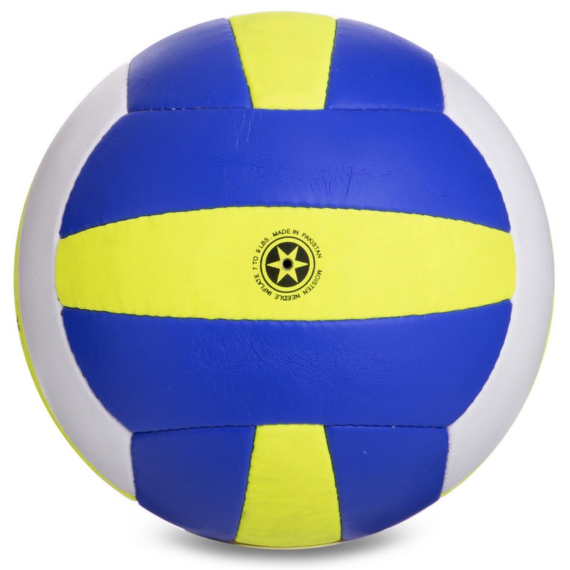 М'яч волейбольний UKRAINE VB2127 №5 PU синій-жовтий-білий