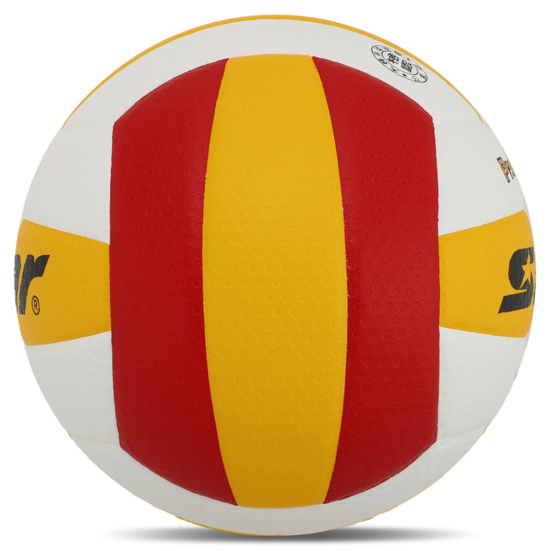 М'яч волейбольний STAR NEW PROFESSIONAL VB315-34 №5 PU білий-жовтий-червоний