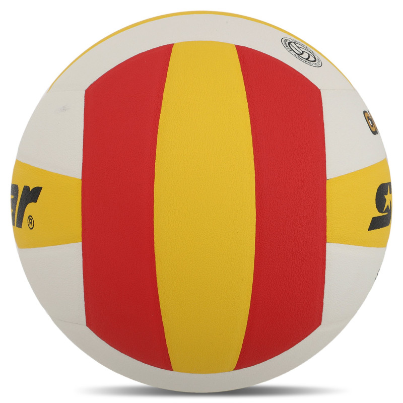 М'яч волейбольний STAR CAMPUS VB4075C-34 №5 PU білий-жовтий-червоний