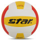 М'яч волейбольний STAR SOFT HIGHEST VB425-34S №5 PU білий-жовтий-червоний