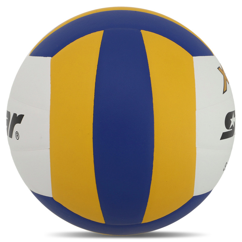 М'яч волейбольний STAR X-POWER PLUS VB5055C-33 №5 PU білий-жовтий-синій