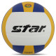 М'яч волейбольний STAR X-POWER PLUS VB5055C-33 №5 PU білий-жовтий-синій