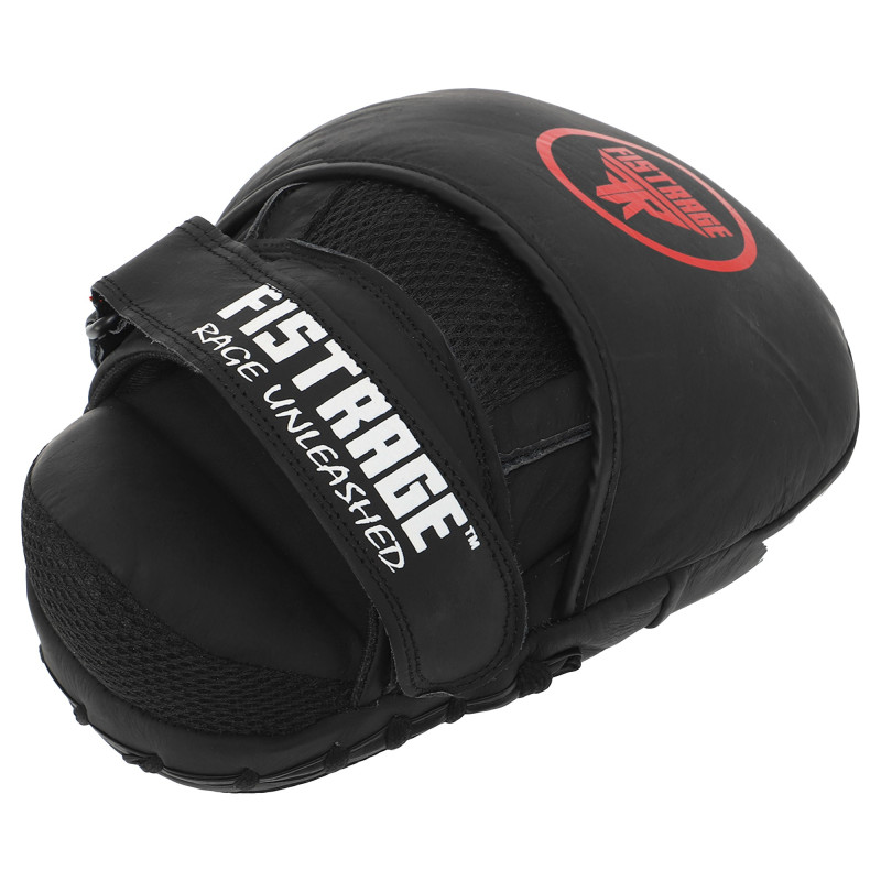 Лапа боксерська вигнута тренувальна шкіра FISTRAGE VL-4149 25х19х9см 2штуки кольори в асортименті