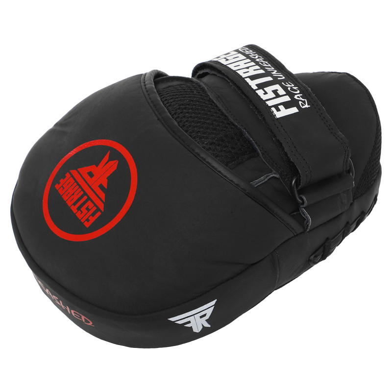 Лапа боксерська вигнута тренувальна шкіра FISTRAGE VL-4149 25х19х9см 2штуки кольори в асортименті