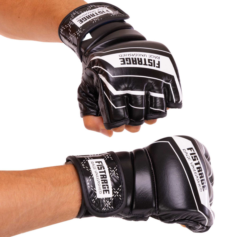 Рукавиці для змішаних єдиноборств MMA FISTRAGE VL-4296 S-XL кольори в асортименті