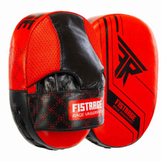 Лапа боксерська вигнута тренувальна шкіра FISTRAGE VL-4308 23x17x6см 2штуки кольори в асортименті
