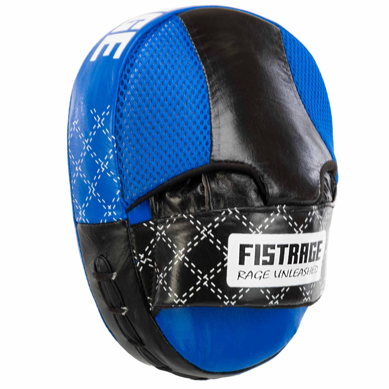 Лапа боксерська вигнута тренувальна шкіра FISTRAGE VL-4308 23x17x6см 2штуки кольори в асортименті