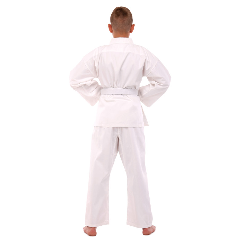 Кімоно для карате куртка штани та пояс VELO VL-4428 розмір 140-180см білий