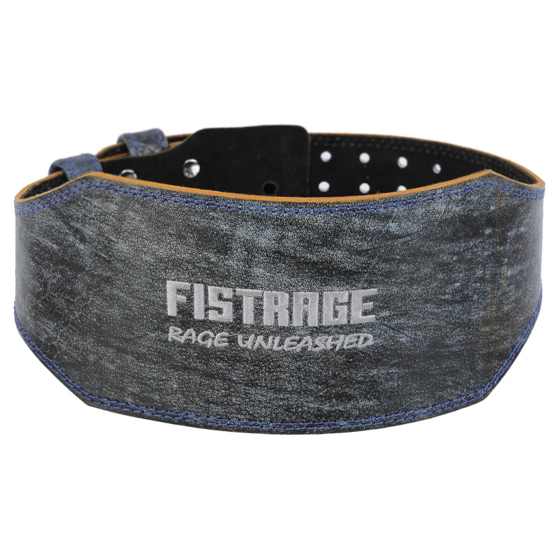 Пояс атлетичний шкіряний FISTRAGE VL-6051 спинка-15см розмір-S-XL чорний