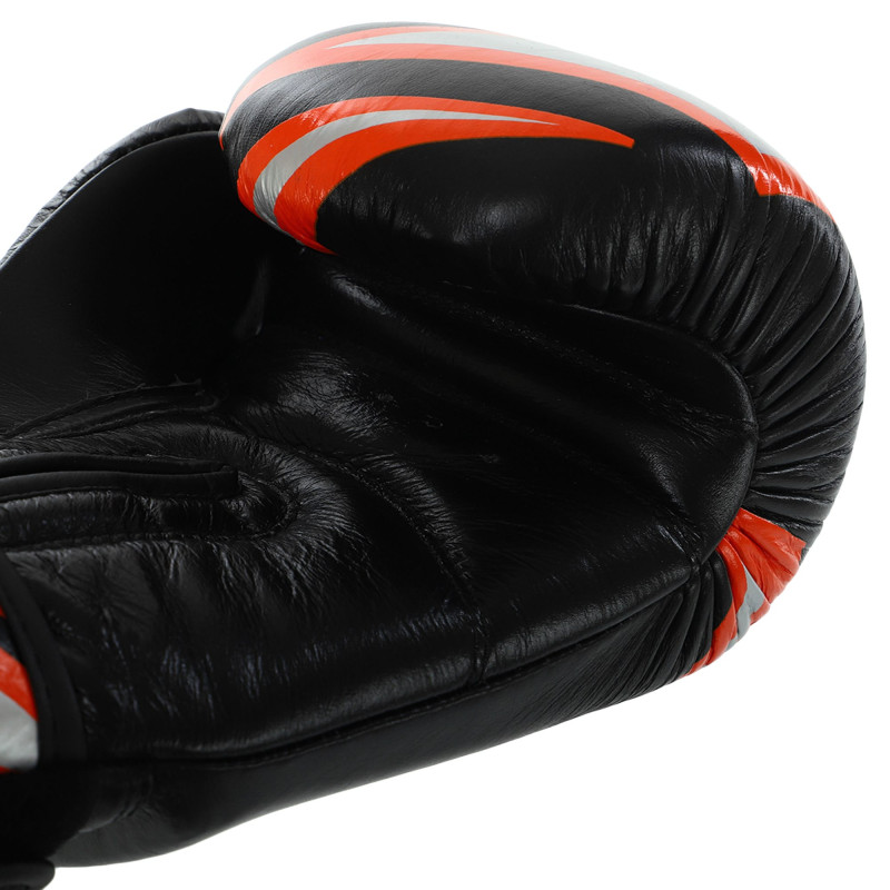 Боксерські рукавиці FISTRAGE COMBAT VL-6380 10-14 унцій чорний-помаранчевий