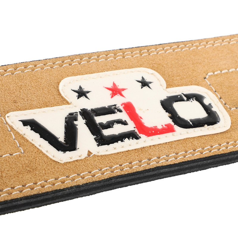 Пояс для пауерліфтингу шкіряний VELO VL-6645 спинка-10см розмір-M-L бежевий