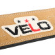 Пояс для пауерліфтингу шкіряний VELO VL-6645 спинка-10см розмір-M-L бежевий