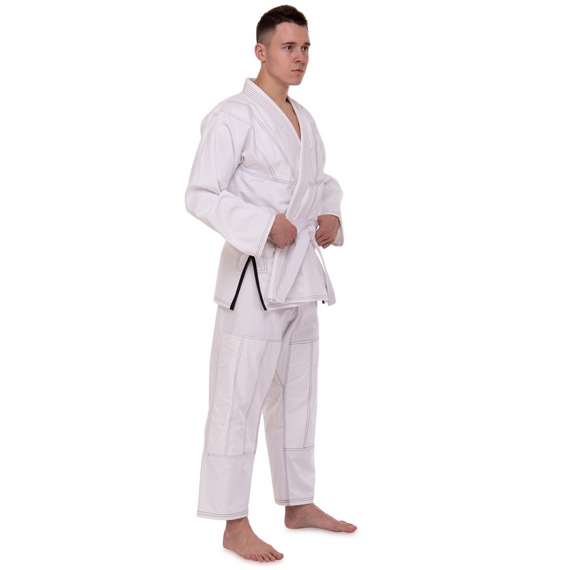 Кімоно для джиу-джитсу (без пояса)VELO VL-6649 140-200см білий