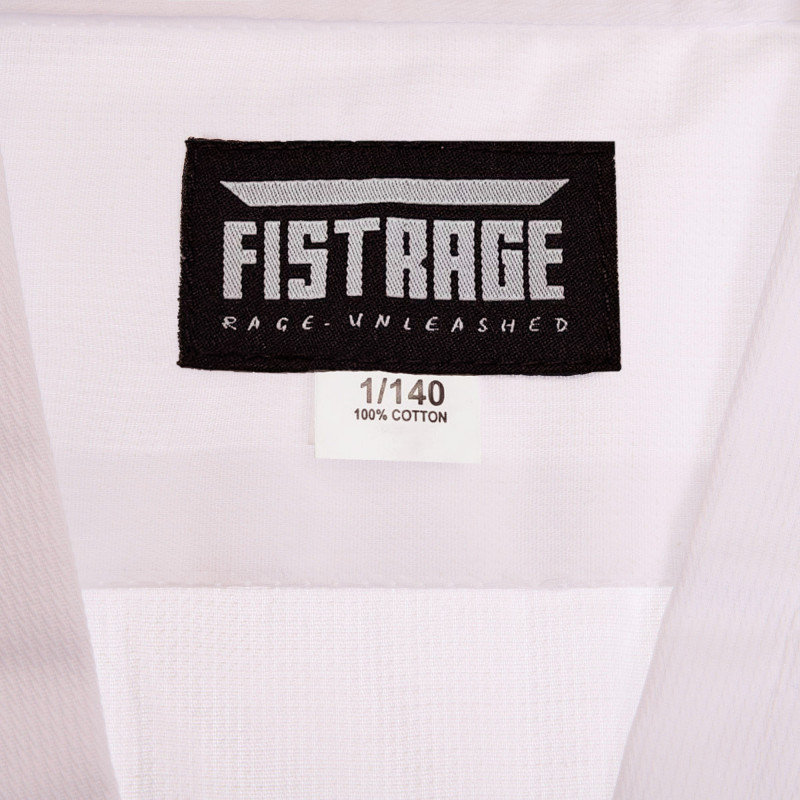 Кімоно для карате куртка штани та пояс FISTRAGE VL-8190 110-190см білий
