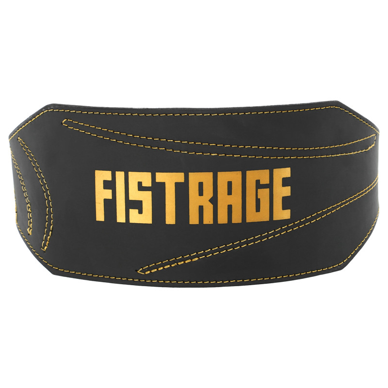 Пояс атлетичний шкіряний FISTRAGE VL-8440 спинка-15см розмір-S-XL чорний