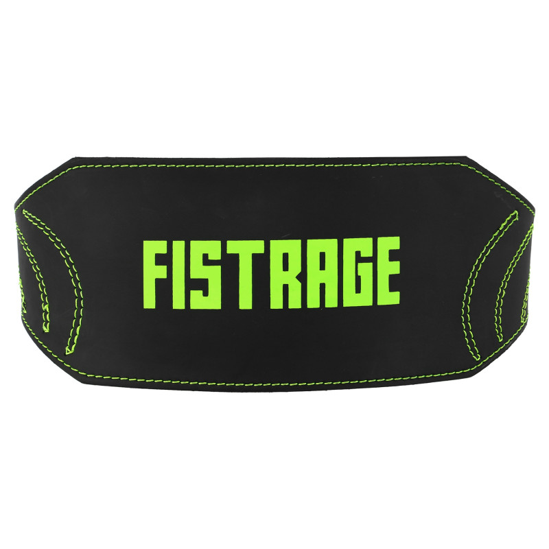 Пояс атлетичний шкіряний FISTRAGE VL-8441 спинка-15см розмір-S-XL чорний