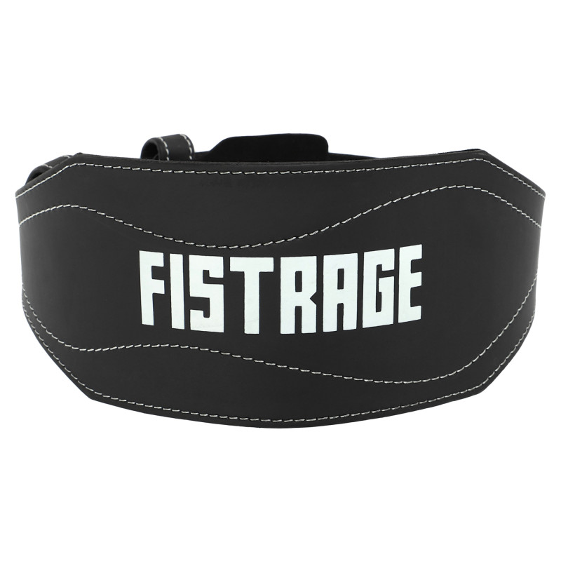 Пояс атлетичний шкіряний FISTRAGE VL-8442 спинка-15см розмір-S-XL чорний