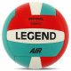 М'яч волейбольний LEGEND AIR VL-8446 №5 PU зелений-червоний