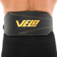 Пояс атлетичний шкіряний VELO VL-9738 спинка-15см розмір-S-XXL чорний-золотий