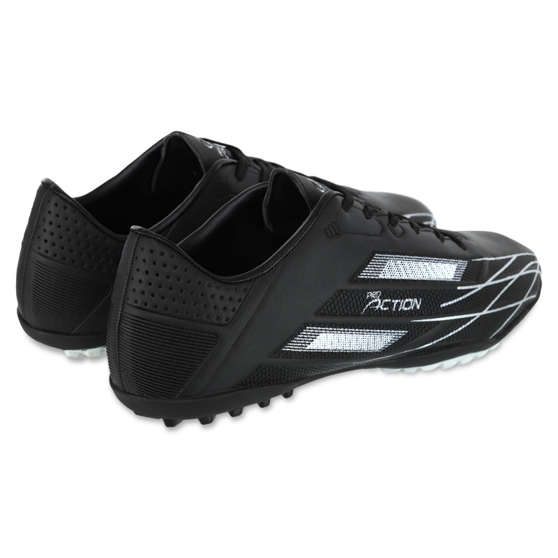 Сороконіжки футбольні Pro Action VL21883-TFM-BKS розмір 40-45 чорний-срібний