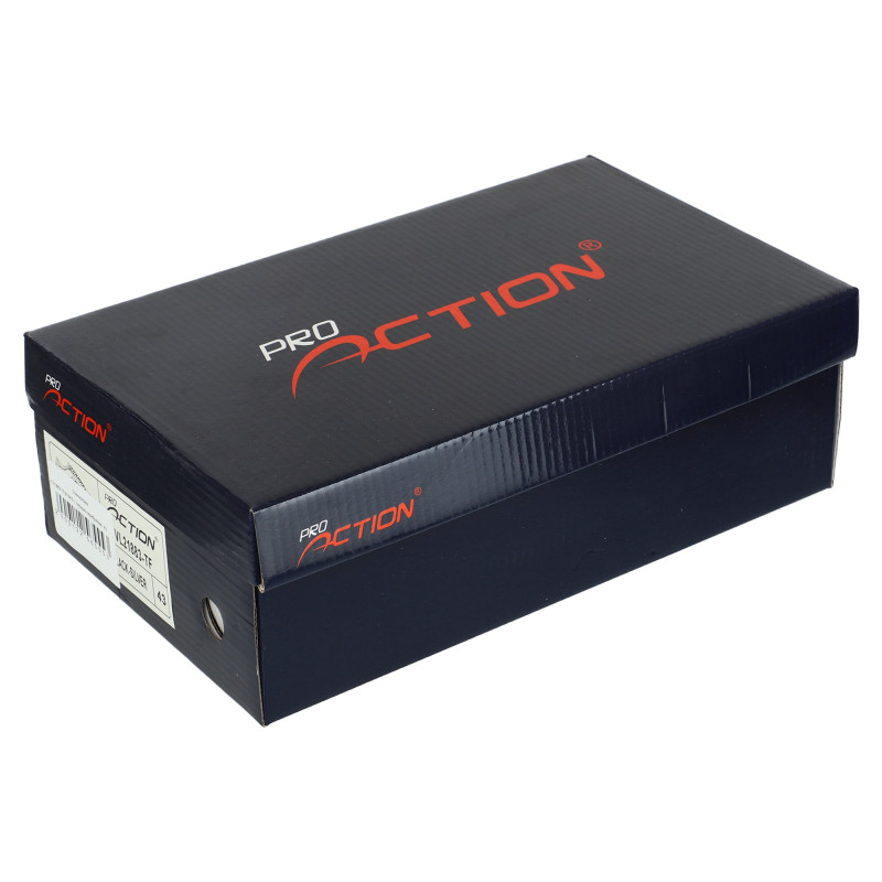 Сороконіжки футбольні Pro Action VL21883-TFM-BKS розмір 40-45 чорний-срібний