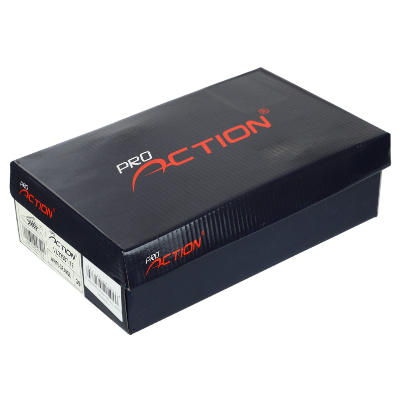 Сороконіжки футбольні Pro Action VL22587-TFY-WO розмір 35-40 білий-помаранчевий