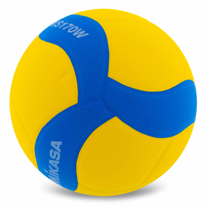 М'яч волейбольний Junior MIKASA VS170W-Y-BL №5 EVA жовтий-синій