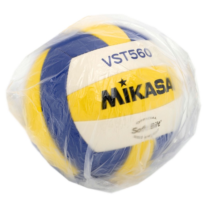 М'яч волейбольний MIKASA VST560 №5 PU синій-жовтий-білий