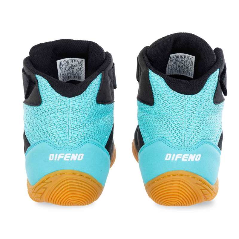 Борцовки взуття для боротьби Wrestling DIFENO W-2005-5 розмір 40-45 чорний-м'ятний