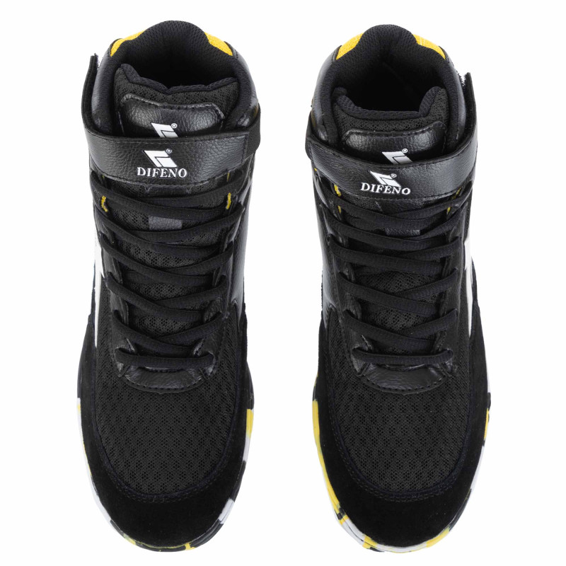 Борцювання Wrestling DIFENO W-4010L-3 розмір 36-40 чорний-жовтий