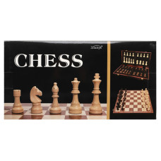 Шахи настільна гра дерев'яні Xinliye W5207 розмір 42x42х3 см