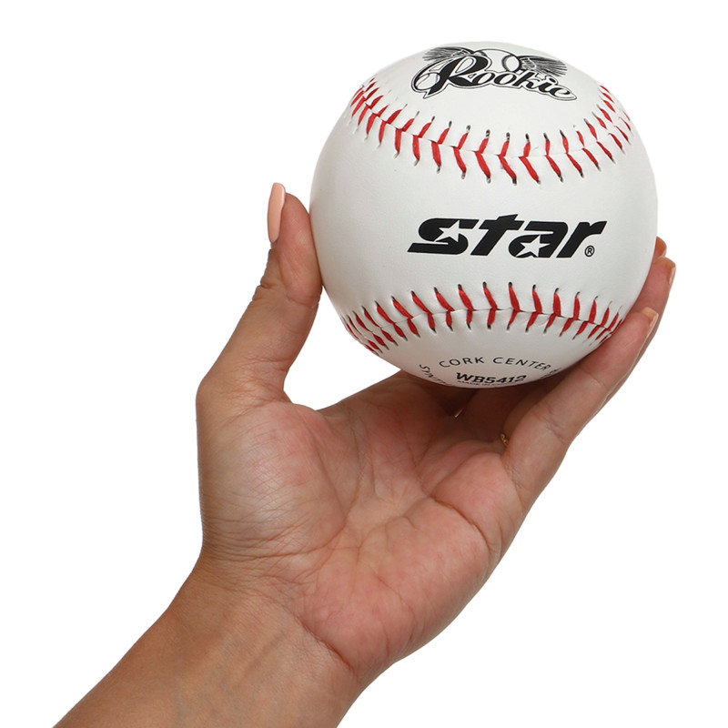 М'яч для софтболу Rookie SOFTBALL STAR WB5412 білий