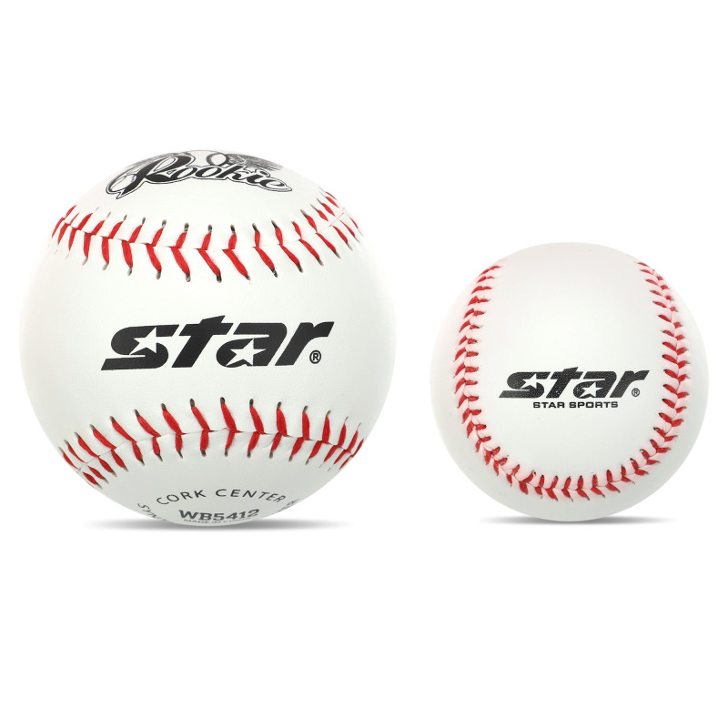 М'яч для софтболу Rookie SOFTBALL STAR WB5412 білий