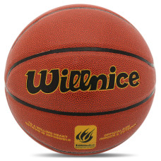 М'яч баскетбольний WILLNICE WN-801 №7 PU коричневий