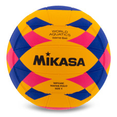 М'яч для водного поло MIKASA WP550C №5 жовтий-синій-рожевий