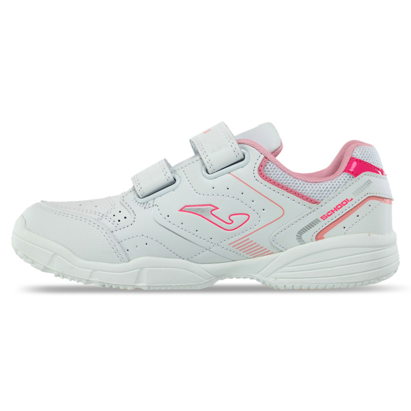 Кросівки дитячі Joma W.SCHOOL WSCHOW2410V розмір 31-37 білий-рожевий