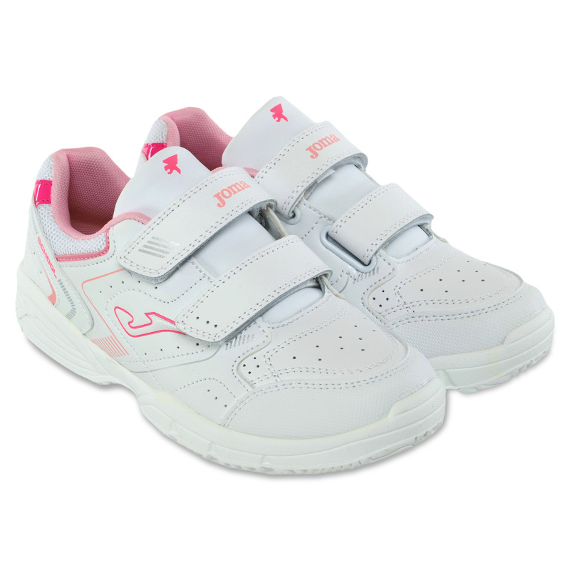 Кросівки дитячі Joma W.SCHOOL WSCHOW2410V розмір 31-37 білий-рожевий