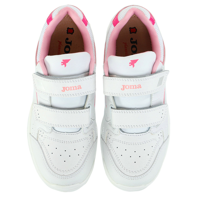 Кросівки дитячі Joma W.SCHOOL WSCHOW2410V розмір 31-37 білий-рожевий