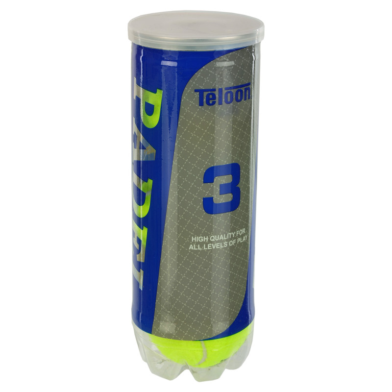 М'ячі для падел-тенісу TELOON PADEL WZPA818003-PADEL TP-6063 3шт салатовий