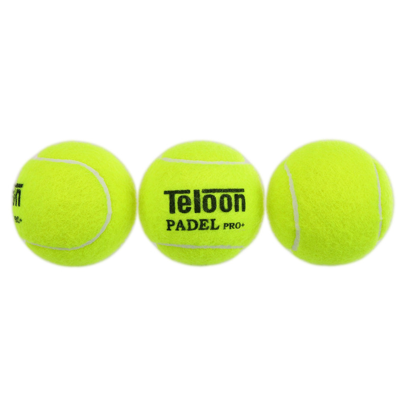 М'ячі для падел-тенісу TELOON PADEL PRO+ WZPA818003-PRO TP-8183 3шт салатовий