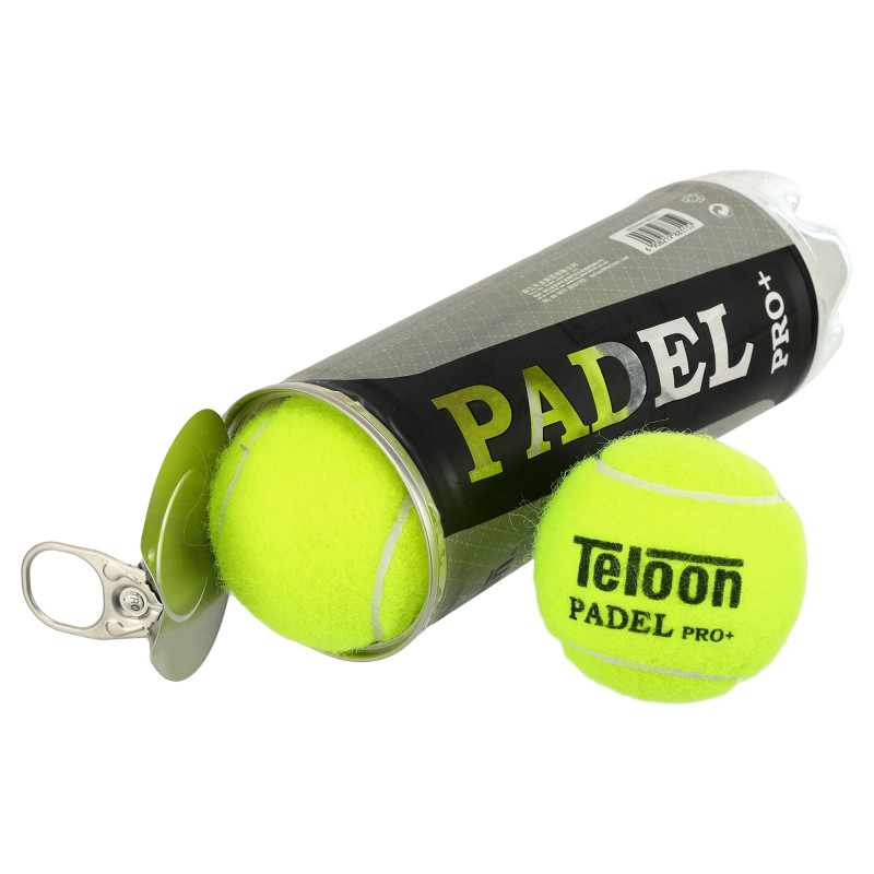 М'ячі для падел-тенісу TELOON PADEL PRO+ WZPA818003-PRO TP-8183 3шт салатовий