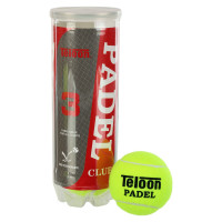 М'ячі для падел-тенісу TELOON PADEL CLUB WZPA818003-TRAIN TP-6163 3шт салатовий