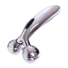 Масажер роликовий для обличчя та тіла 3D ліфтинг ручний 2 кулькиSP-Planeta 3D Massager XC-117 сірий