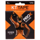 Кінезіо тейп призначений для спрямованого знеболювання KT TAPE PRO X Kinesio tape XSTRIP 15шт чорний