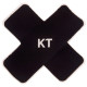Кінезіо тейп призначений для спрямованого знеболювання KT TAPE PRO X Kinesio tape XSTRIP 15шт чорний